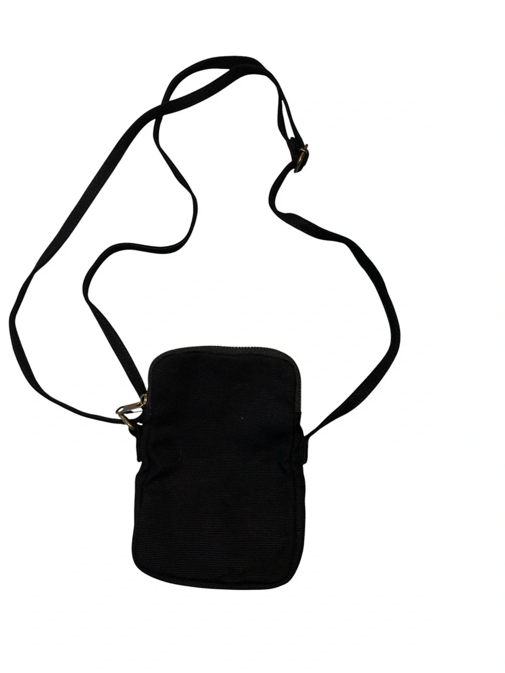 Black Crossbody Phone Pouch